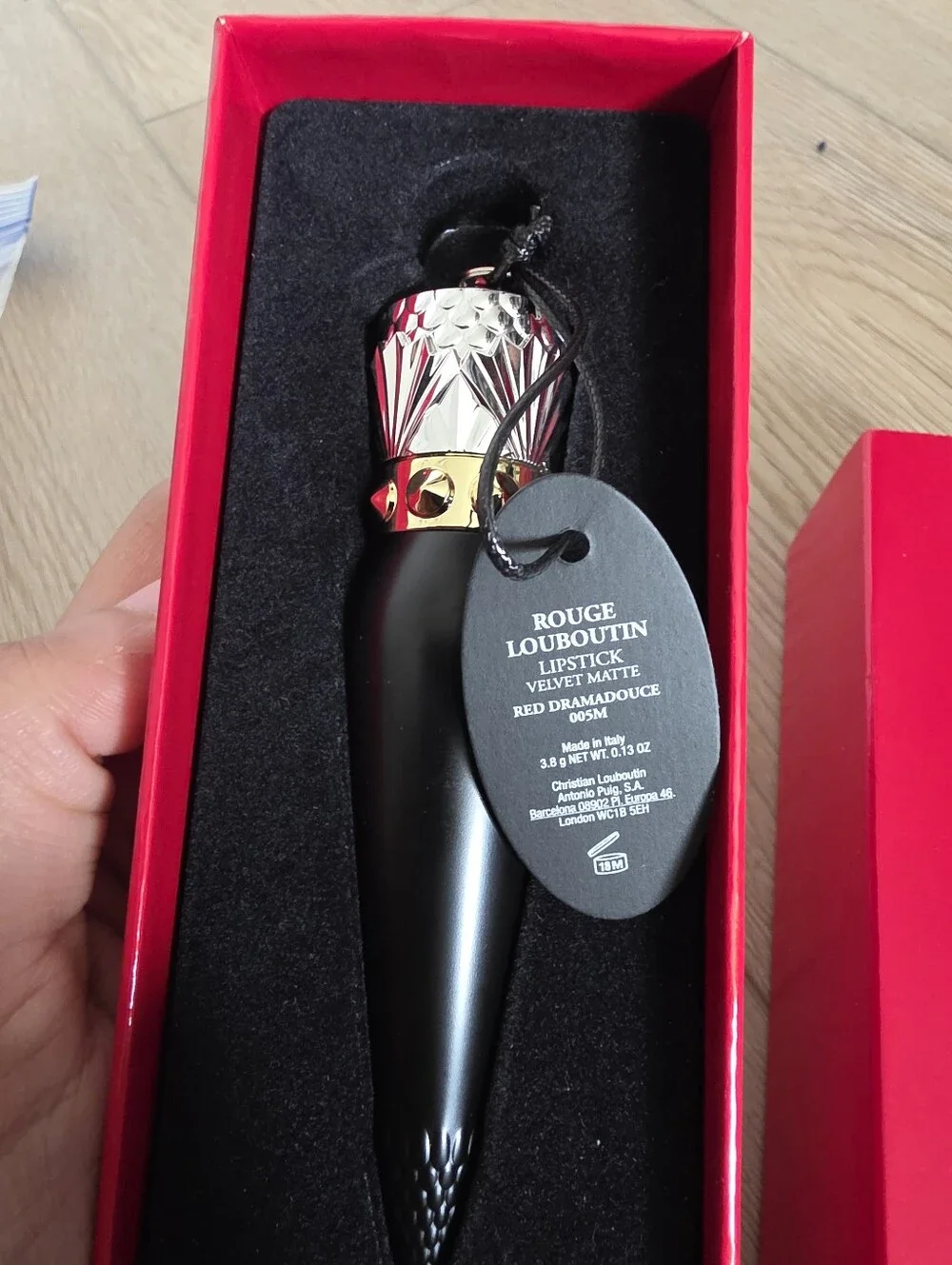 Christian Louboutin Rouge Louboutin Velvet Matte Lipstick  Red Dramadouce 005M
